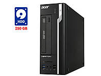 ПК Acer Veriton X2632G SFF / Intel Сore i3-4130 (2 (4) ядра по 3.4 GHz) / 4 GB DDR3 / 250 GB HDD / Intel HD