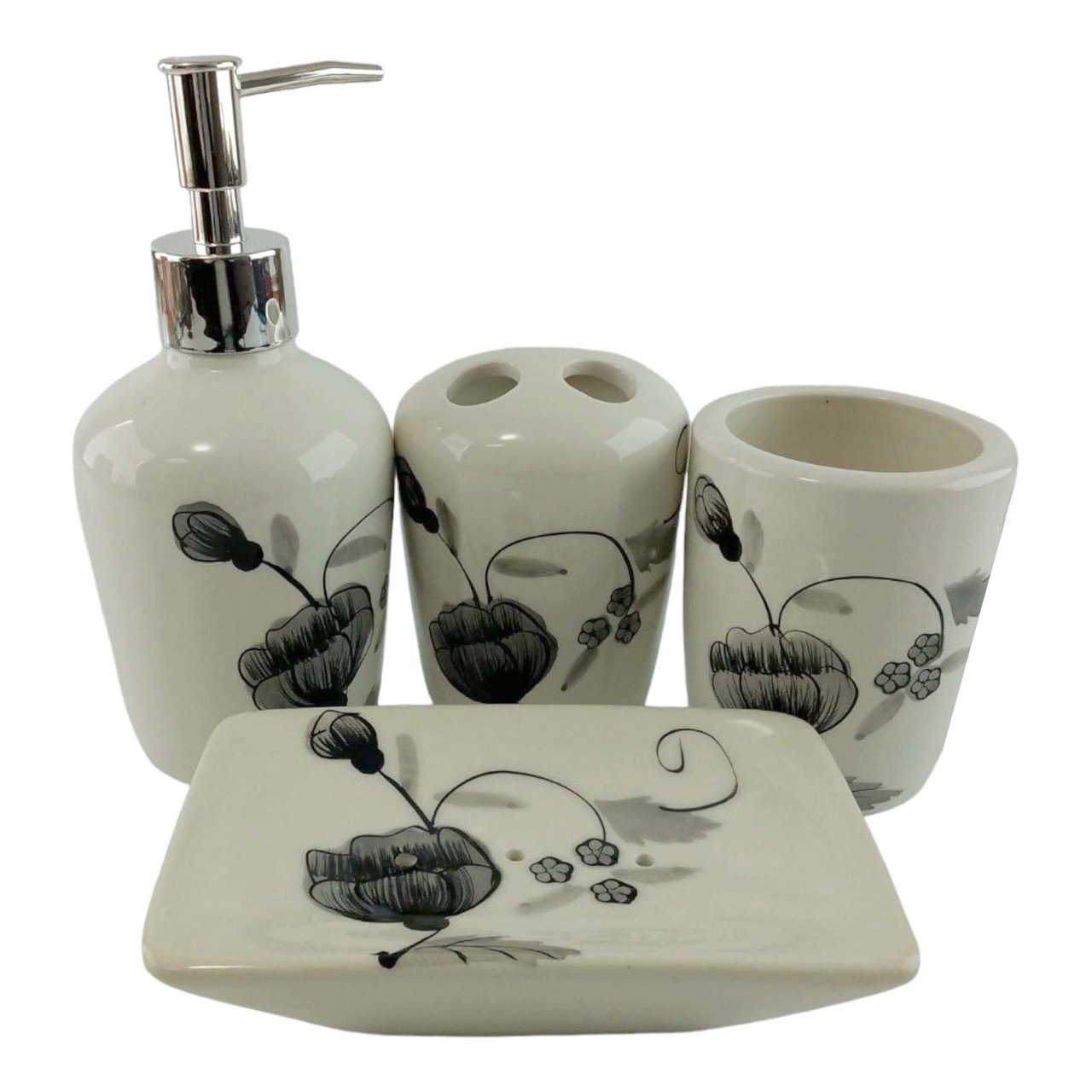 Набір для ванної керамічний "Макі"
