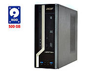 ПК Acer Veriton X2631G SFF / Intel Сore i3-4130 (2 (4) ядра по 3.4 GHz) / 8 GB DDR3 / 500 GB HDD / Intel HD