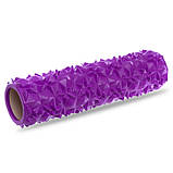 Ролер масажний для йоги (мфр ролер) 45 см Point Diamond Pattern FI-0458, фото 3