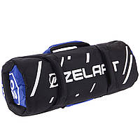 Сумка для кроссфита Zelart без наполнителя Sandbag FI-2627-M (MD1687-M) синий-черный hr