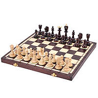 Красивые шахматы подарочные 40,5 на 40,5 см из натурального дерева MADON Asy (115)