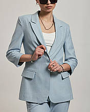 Костюм жіночий Espiga 418402 36 блакитний (піджак, штани)