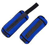 Обтяжувачі для ніг та рук (манжети для фітнесу та бігу) еластичні OSPORT Pro 2шт по 3кг (OF-0065), фото 5