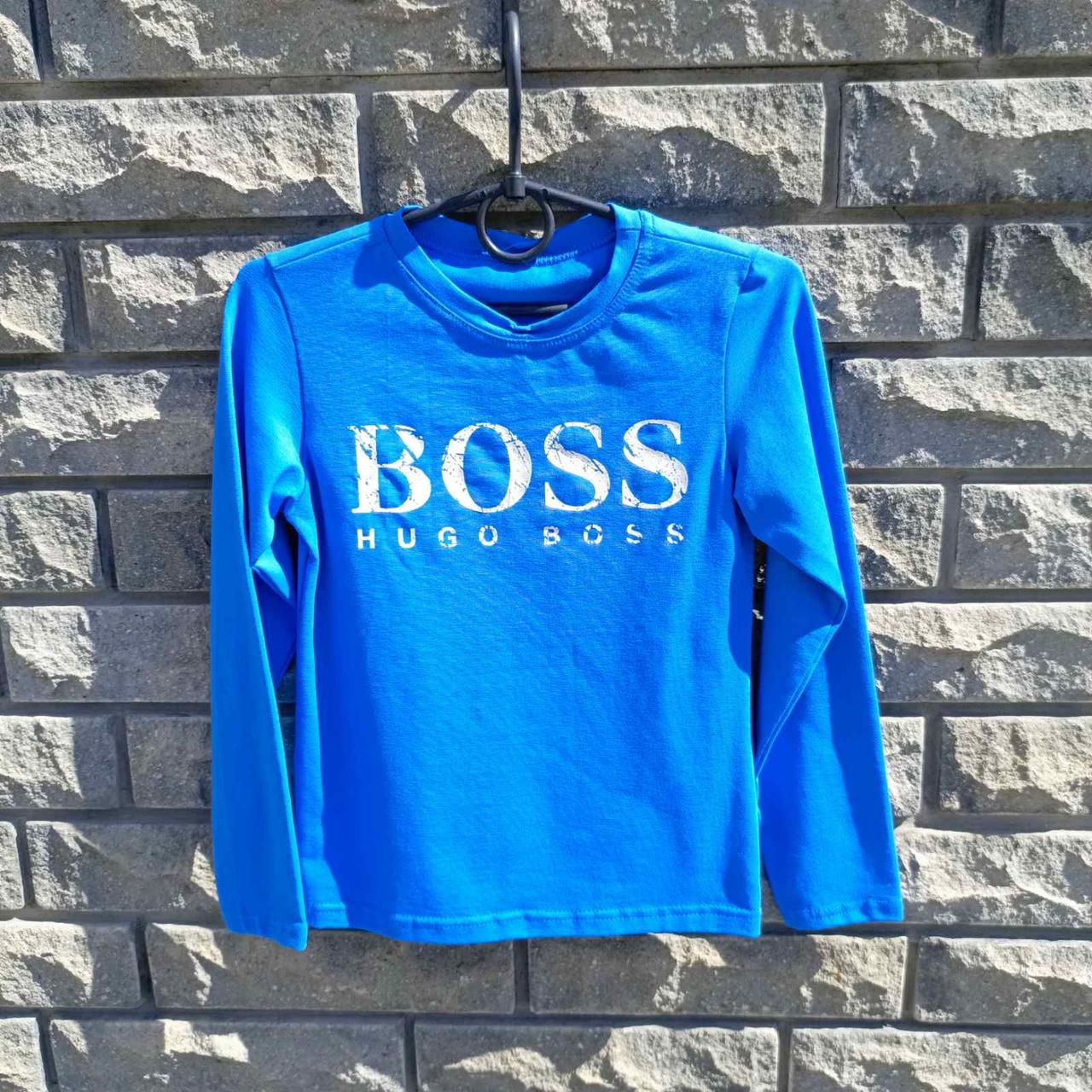 Реглан дитячий "BOSS" синій