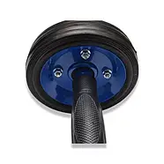 Колесо (ролик) для преса металеве одинарне з гумовою рукояттю, фото 2