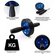 Колесо (ролик) для преса металеве одинарне з гумовою рукояттю, фото 4