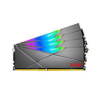 Модуль памяти для компьютера DDR4 32GB (4x8GB) 3600 MHz XPG SpectrixD50 RGB Tungsten Gray ADATA