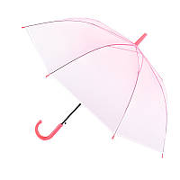 Зонт детский RST RST079 Pink трость прозрачый градиент 10шт