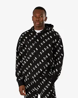 AllOriginal com ua Бомбер чоловічий Jordan Essentials Aop Fleece Pullover (DV7640-010) РОЗМІРИ ЗАПИТУЙТЕ