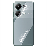 Противоударная гидрогелевая пленка Hydrogel Film для Xiaomi Redmi Note 13 Pro 4G на заднюю панель, Transparent