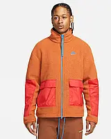 Urbanshop com ua Куртка чоловіча Nike Mens Fleece Full-Zip Jacket Orange (DD5021-246) РОЗМІРИ ЗАПИТУЙТЕ