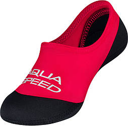 Шкарпетки для басейну Aqua Speed NEO SOCKS 7369 (177-31) 22-23 Чорно-червоний (5908217673695)
