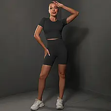 Шорти з ефектом пуш-ап S, Чорний (Push UP), фото 2