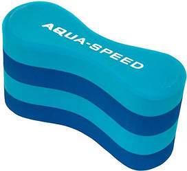 Колобашка для плавання Aqua Speed 4  layers Pullbuoy 23,5 x 8,5x 13 см 5640 (160) Синя з синім (5908217656407)