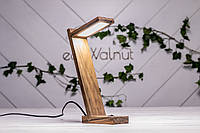 Прикроватная лампа с дерева Настольный светильник