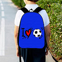 Рюкзак детский для футболиста 34х27см,городской ранец для мальчика футбол