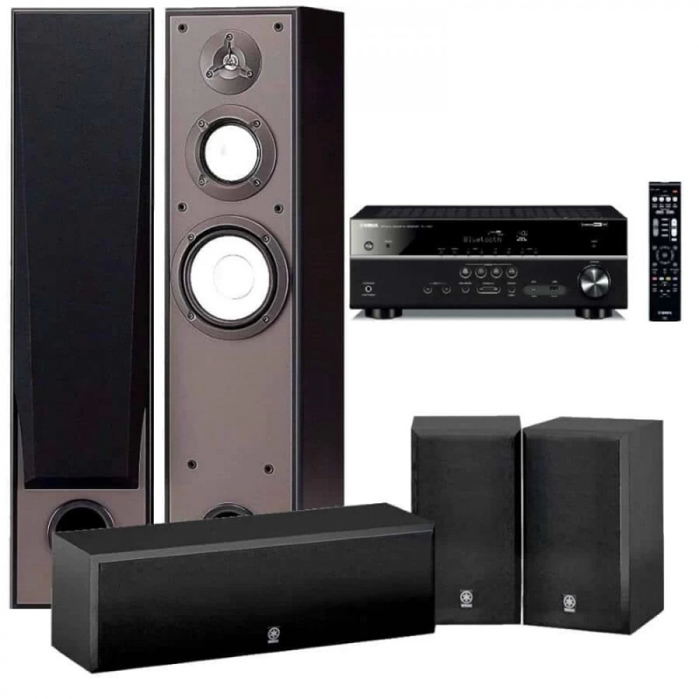 Домашній кінотеатр Yamaha Kino SYSTEM 7390 (RX-V385 + NS-7390 + NS-P51) Black