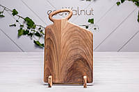 Кухонна дерев'яна дощечка з логотипом Дошка для нарізки подачі продуктів «Полотно»