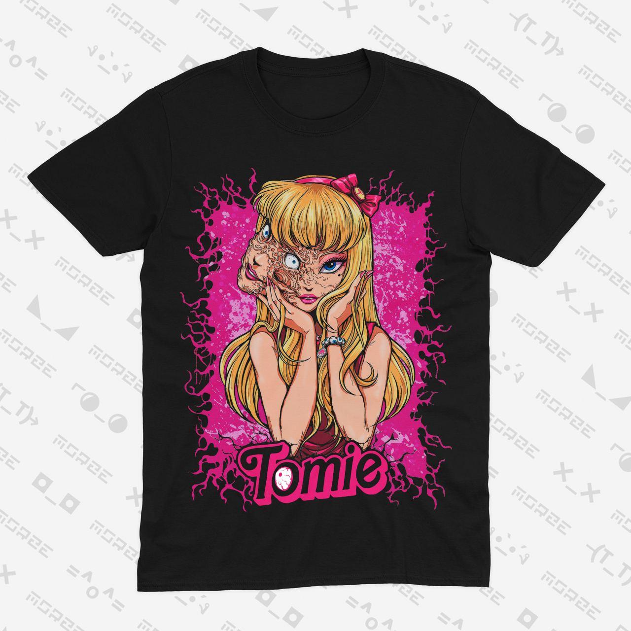 Футболка чорна Morze Junji Ito (Tomie)  V3, фото 1