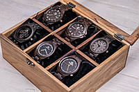 Органайзер - коробочка для хранения наручных часов с индивидуальным логотипом
