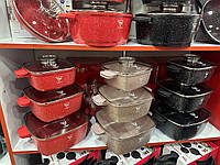 Набор кастрюль с антипригарным покрытием Кастрюли с крышками кухонные Наборы кухонной посуды для дома wsx