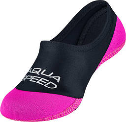 Шкарпетки для басейну Aqua Speed NEO SOCKS 7374 (177-19) 24-25 Чорно-малиновий (5908217673749)