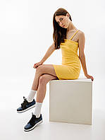 Женское Платье Nike W NSW EVRDY MOD AYSM TNK DRSS Желтый S (7dDV7934-795 S)