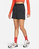 Urbanshop com ua Шорти жіночі Nike Sportswear Swoosh Women's Woven Shorts (FJ4887-010) РОЗМІРИ ЗАПИТУЙТЕ