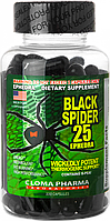 Жиросжигатель Cloma Pharma Black Spider 100 капсул клома фарма блек спайдер черная вдова