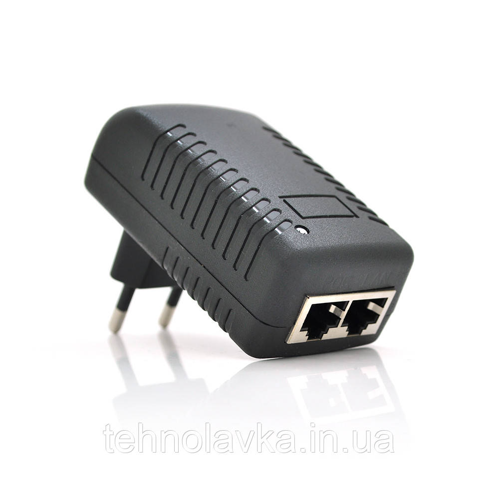 POE-інжектор 24V 0.5A (24 Вт) з портами Ethernet 10/100 Мбіт/с