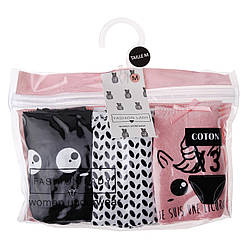 Трусики-сліп Fashion Lady Sli Slip F 3-pack L black/white/pink 12890281-1