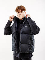 Мужская Жилетка Nike CLUB PUFFER VEST Черный L (7dFB7373-010 L)