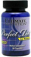 Жироспалювач Ultimate Nutrition Perfect Diet for Women 90 капсул