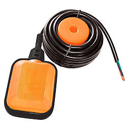 Поплавковий вимикач універсальний кабель 3м×0.75мм² з баластом WETRON (779661)