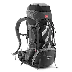 Туристичний рюкзак Naturehike NH70B070-B Black 70 л + 5 л