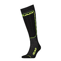 Носки Head Unisex Ski Performance Kneehigh 1-pack 39-42 black/green 791006001-817