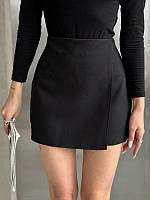 Женская юбка-шорти; Цвет: черный ; Размер: 42, 44, 46, 48;