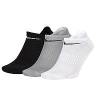Носки Nike Everyday Lightweight No Show 46-50 black/gray/white SX7678-901