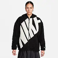 Urbanshop com ua Куртка жіноча Nike W Nsw Logo Sherpa (FB8695-010) РОЗМІРИ ЗАПИТУЙТЕ