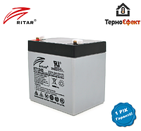 Аккумуляторная батарея AGM RITAR RT1245, Gray Case, 12V 4.5Ah ( 90 х 70 х 101 (107) ) Q10