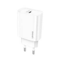 Зарядное устройство сетевое USAMS T39 Single Port PD Fast Charger US-CC131 |1Type-C, 20W, PD3.0|