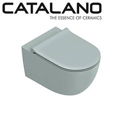 Зелений підвісний унітаз Catalano Sfera aqua satinato Tonalita 0511550028