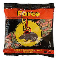Отрава от крыс и мышей, гранулы, 220г, Force