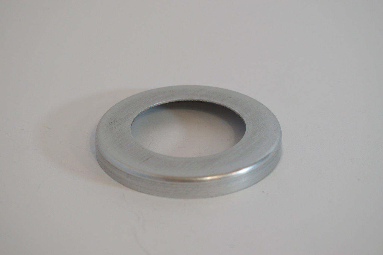 Кільце-кришка для фланця стійки із зовнішнім кріпленням до алюмінієвих поручнів тип коло колір Срібло (10431с), фото 1