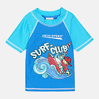 Футболка для плавання Aqua Speed SURF-CLUB T-SHIRT 2028 383-02 122 см Синій/Блакитний (5908217620286)