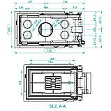 Камінна топка Ecomonoblocco WT60 3D V16 Palazzetti із природною конвекцією, фото 4