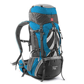 Рюкзак туристичний Naturehike NH70B070-B, 70 л + 5 л, блакитний