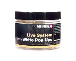 Бойлі поп-ап CC Moore Live System White Pop-Ups 13-14 mm