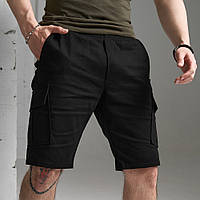 Мужские шорты Intruder 'Miami' черные / Модные шорты / Длинные шорты для мужчин / Стильные шорты